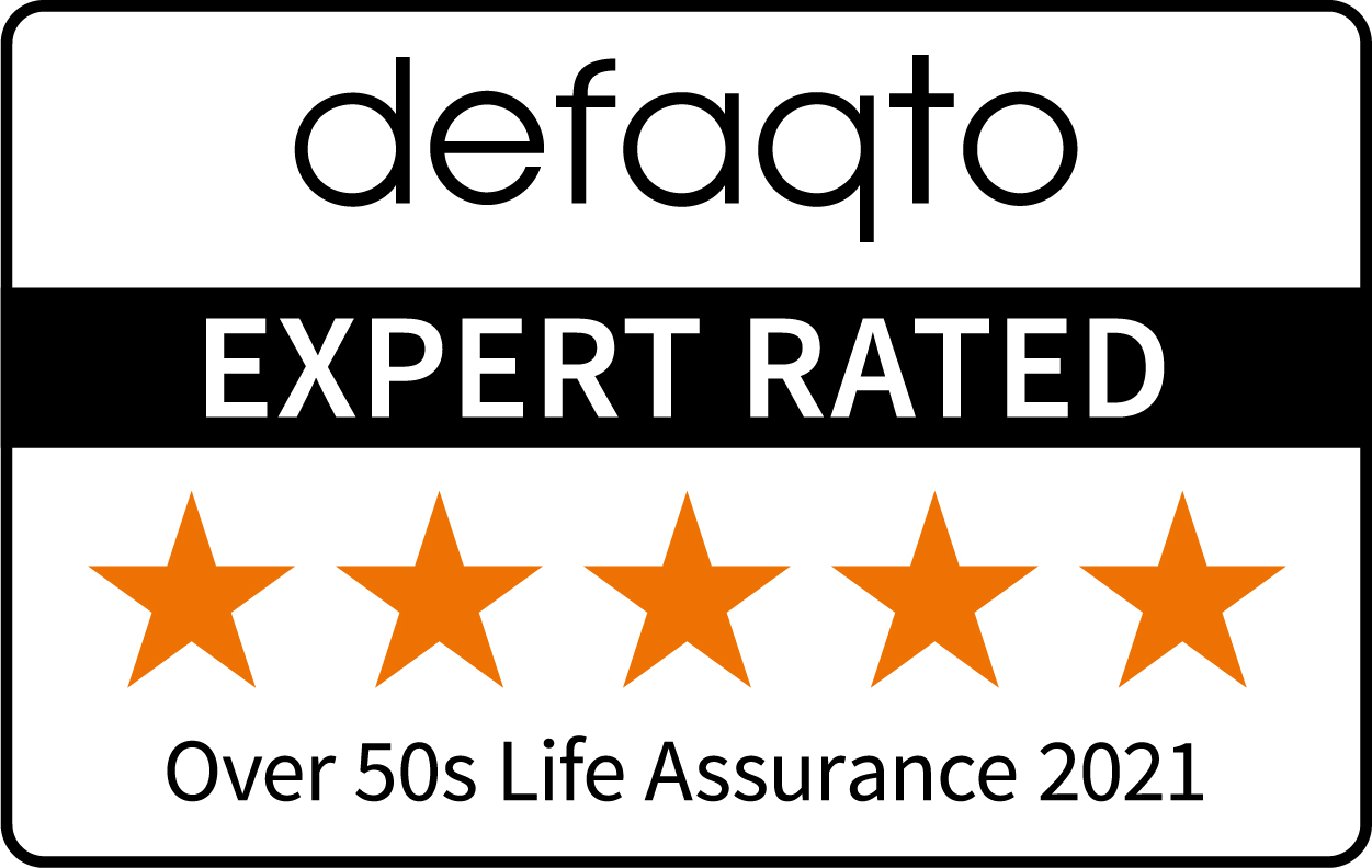 Defaqto 2021 award: Five stars for Over 50s Life Assurance