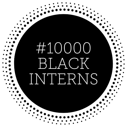 #1000 Black Interns logo