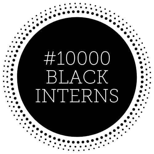 #1000 Black Interns logo