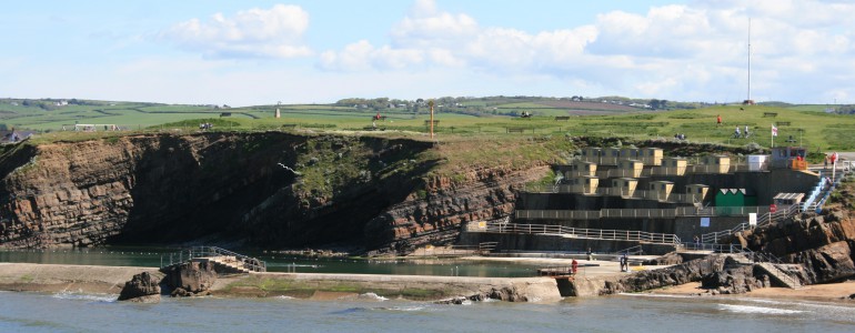 Landsape of the Cornish coast