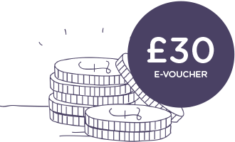 £30 e-voucher.